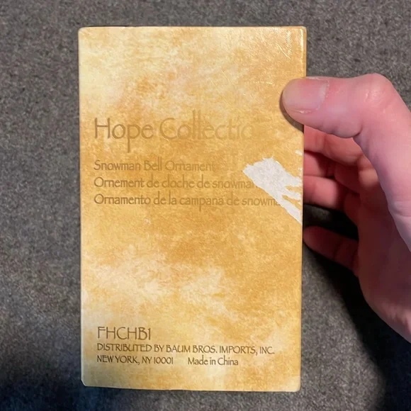 Snowman ornament, NWT - Picture 2 of 5